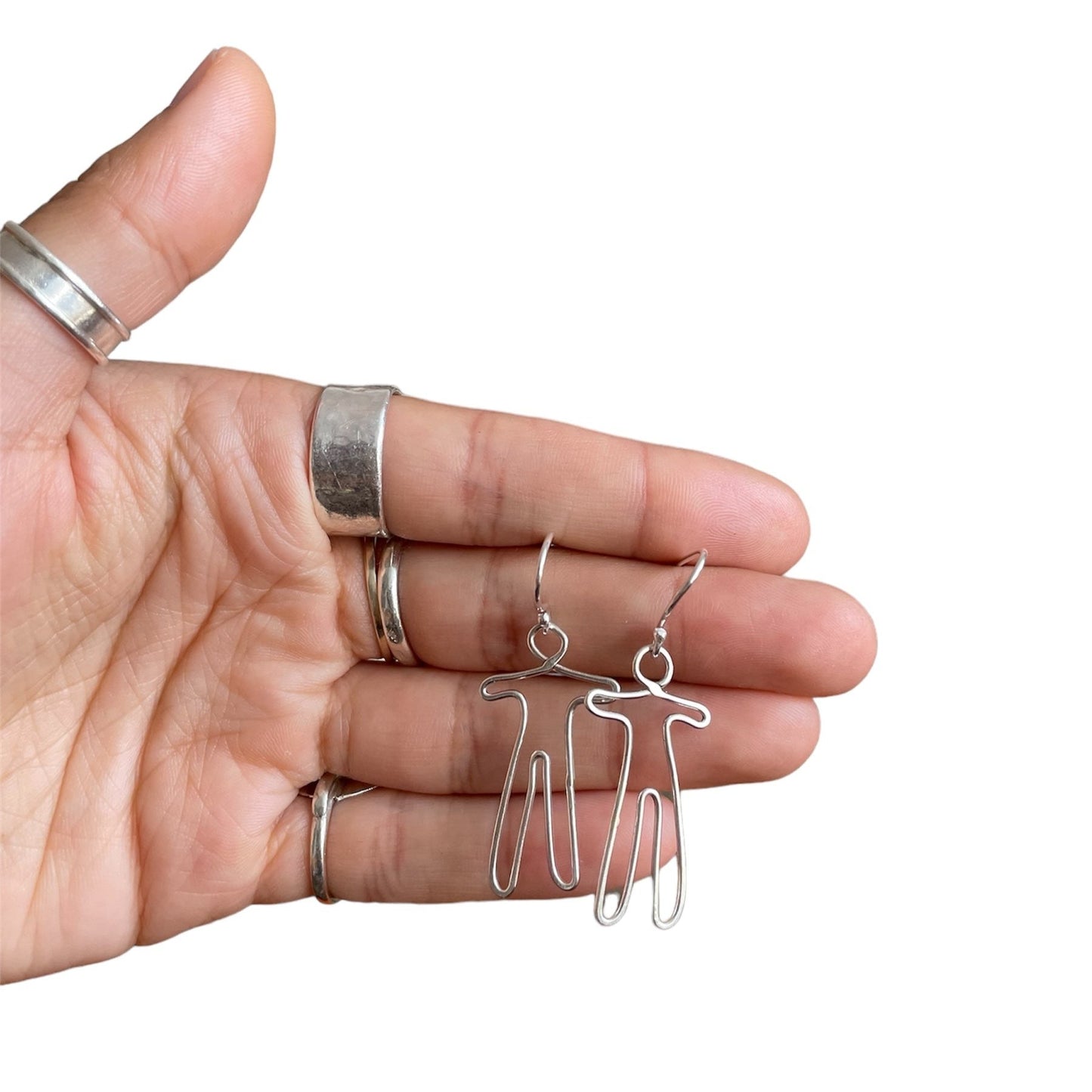 MANASO Earrings - Silver