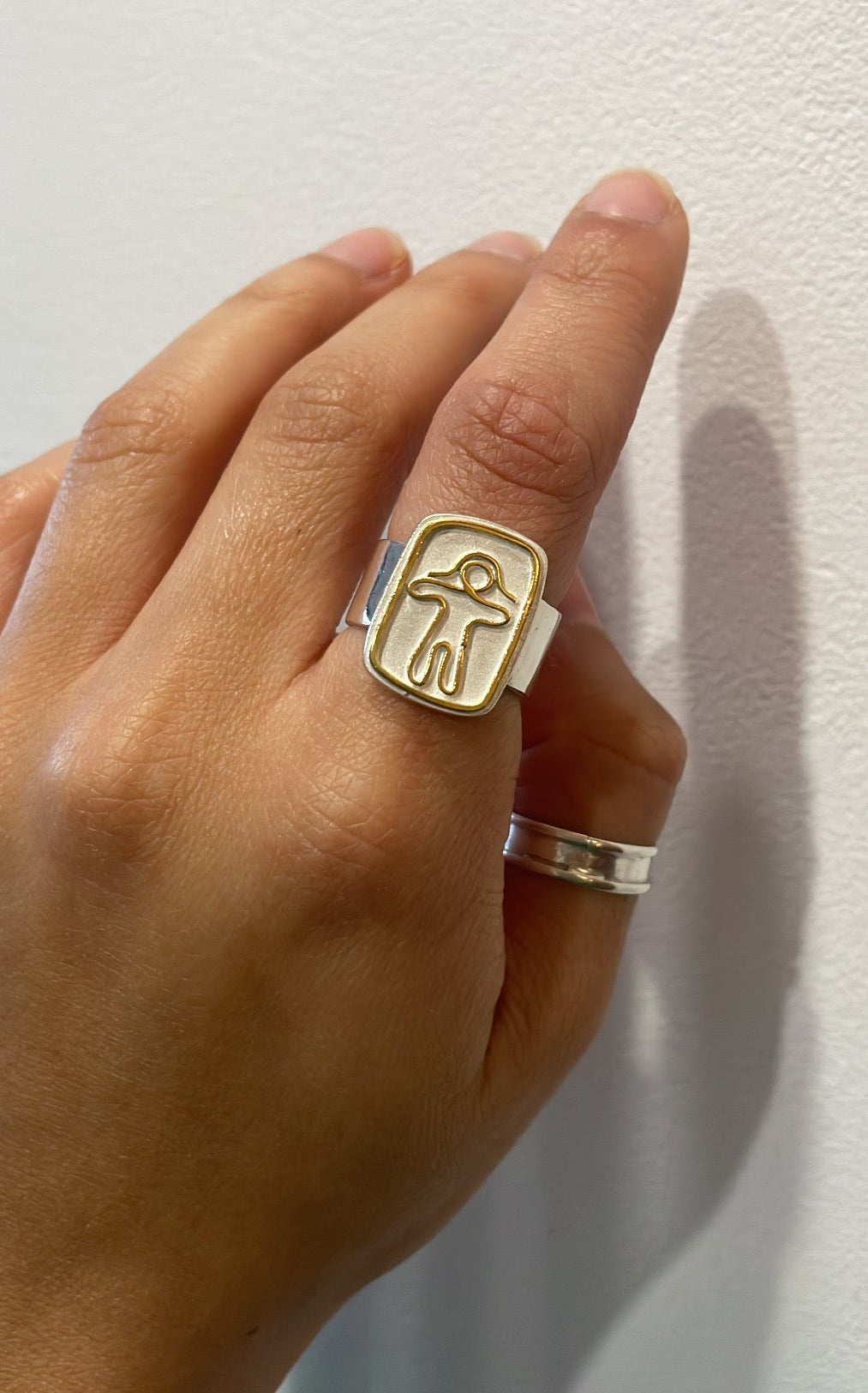 JADUDI Ring- Mixed metal