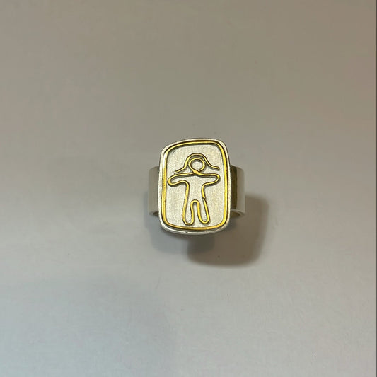 JADUDI Ring- Mixed metal